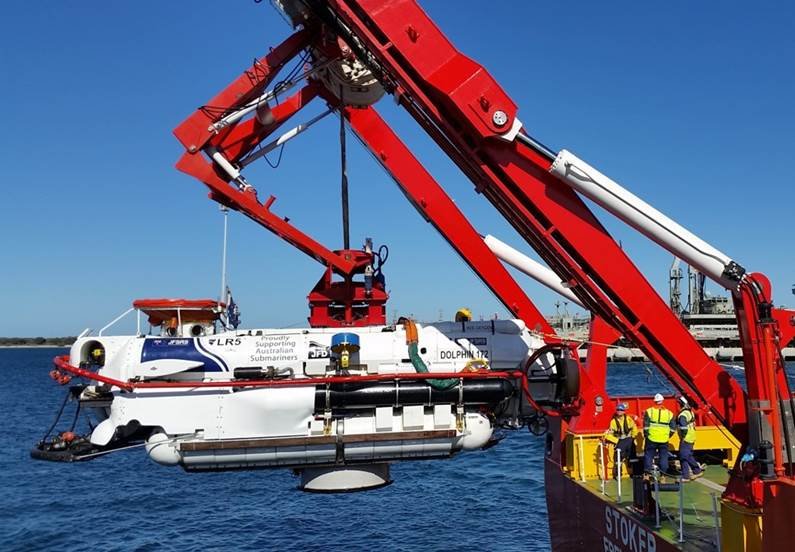LR5 being launched using its PHS